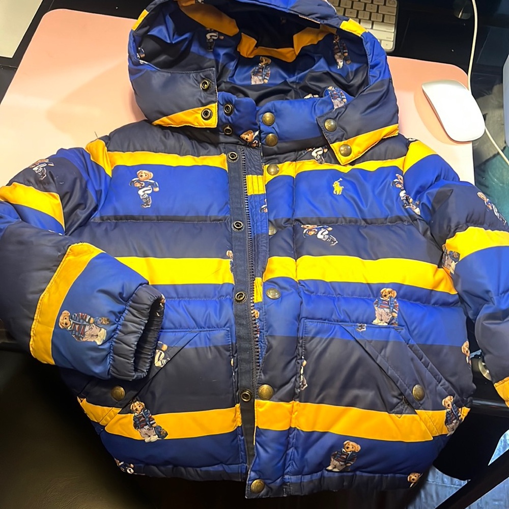 Polo bear boys winter jacket size 6